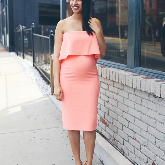 LIKELY Strapless Cocktail Midi Dress - Picture 8 of 8